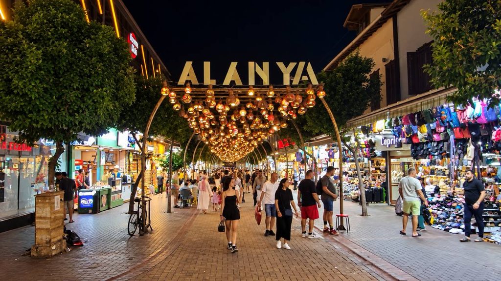 Bazar w centrum Alanyi